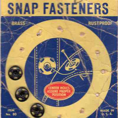 NY sewing snap fasteners
