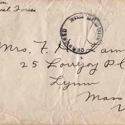 Oct 9, 1918 envelope