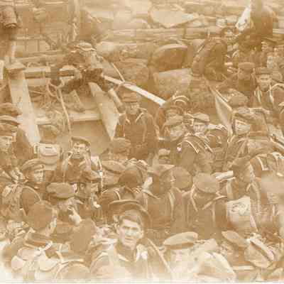1914? landing party postcard