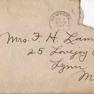 Oct 9, 1917 envelope