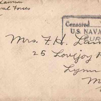 July 28, 1918 envelope