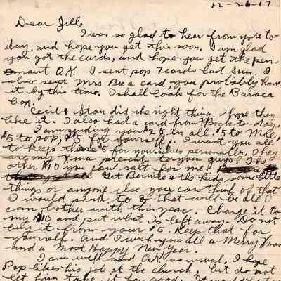 Dec 26, 1917 letter #2