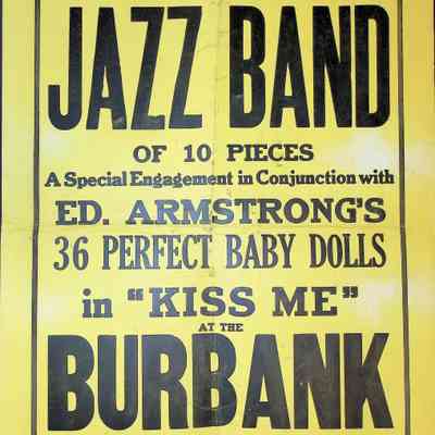Jazz Band concert poster