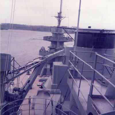 Aft concrete deck