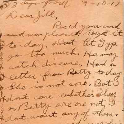 Sep 10, 1917 postcard