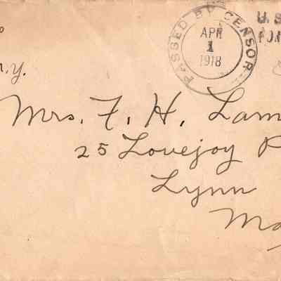 Apr 1, 1918 envelope