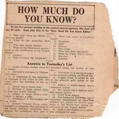 How Much Do You Know? 11