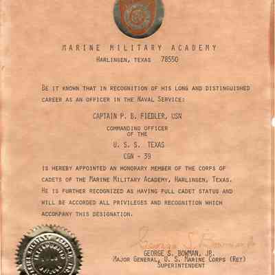 Honorary Corps of Cadets