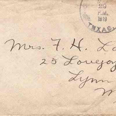 Mar 29, 1919 envelope