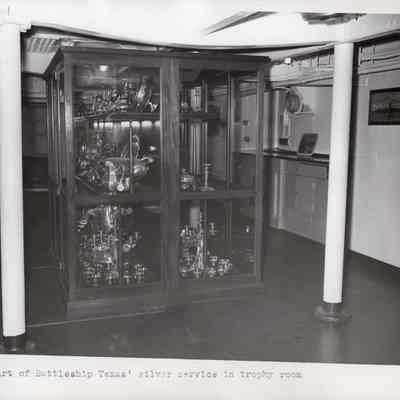 Silver case in ward room