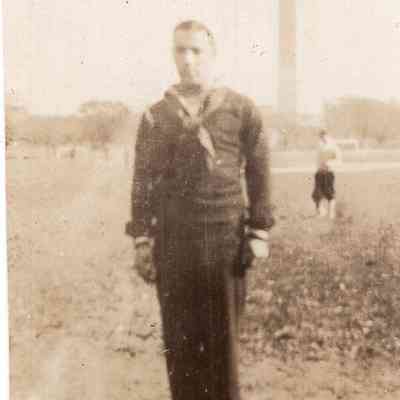 Sailor by Washington Monument