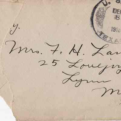 Dec 8, 1918 envelope