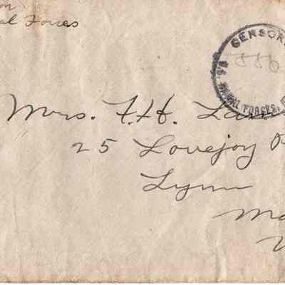 Oct 13, 1918 envelope