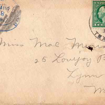 Aug 8, 1917 envelope