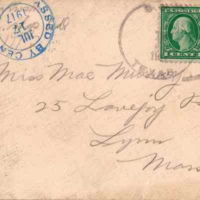 July 17, 1917 envelope #2