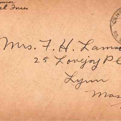 Aug 7, 1918 envelope