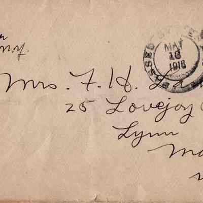 May 13, 1918 envelope