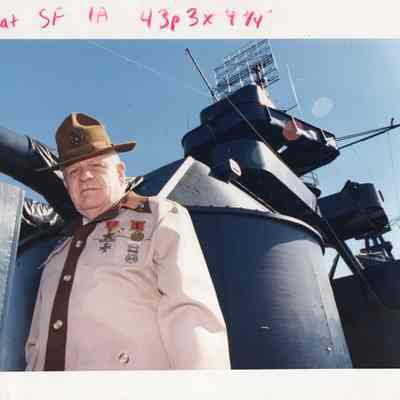 Al Noonan with main mast