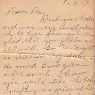 Aug 3, 1917 postcard