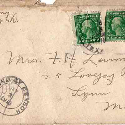Jan 3, 1918 envelope