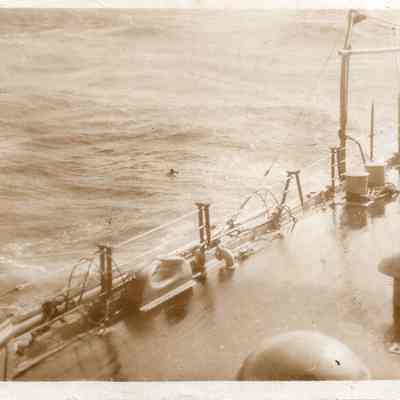 Mar 16, 1918 postcard & letter