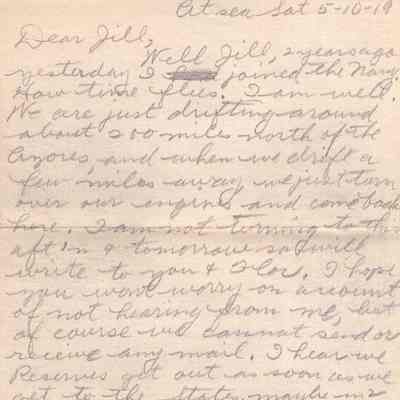 May/June 1919 letter pg#1
