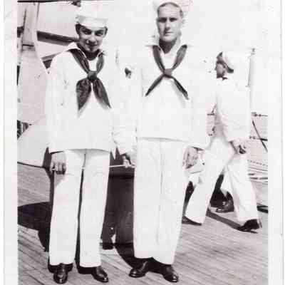 Gaddis and crew member