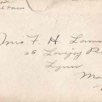Nov 10, 1918 envelope