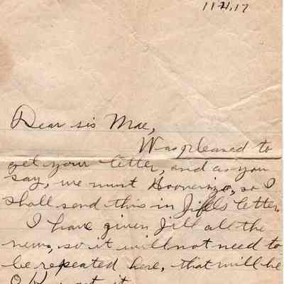 Nov 21, 1917 letter #2