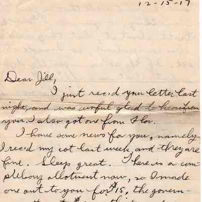 Dec 15, 1917 letter pg#1