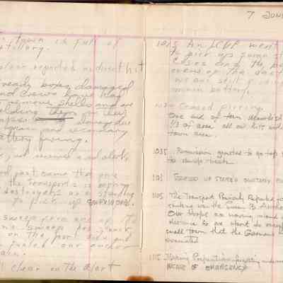 0920 to 1115 on June 7