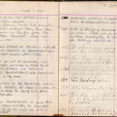 1120 to 1605 on June 7