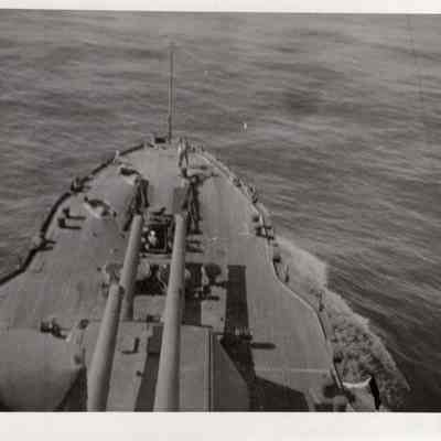 Man stands on bow duplicate