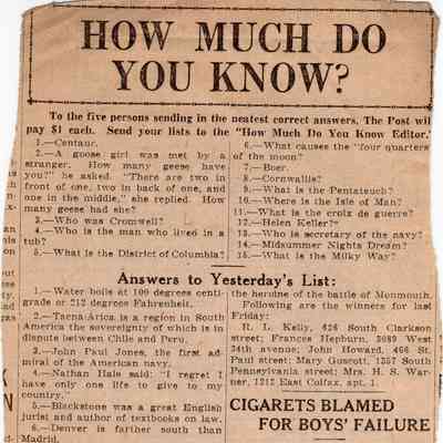 How Much Do You Know? 15