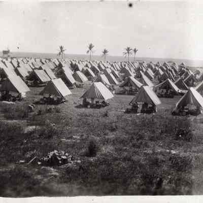 Coastal military camp