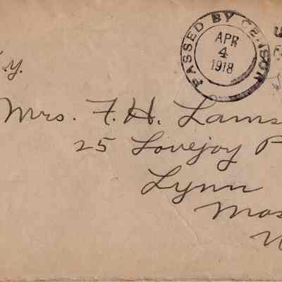 Apr 4, 1918 envelope
