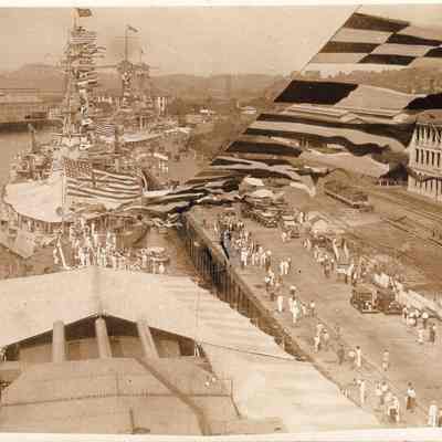 Battleships lined up