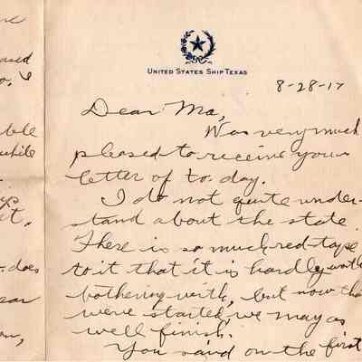 Aug 28, 1917 letter