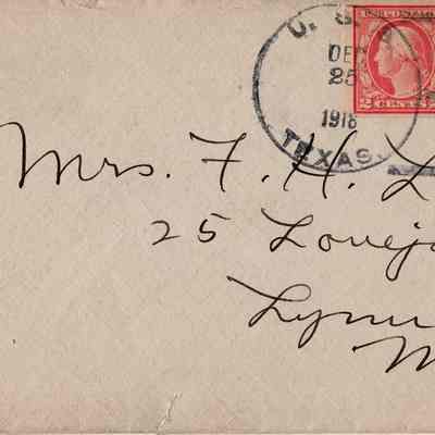 Dec 25, 1918 envelope