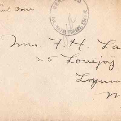 Dec 15/22, 1918 envelope