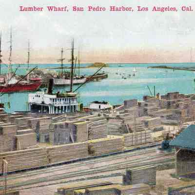 Lumber Wharf, San Pedro Harbor