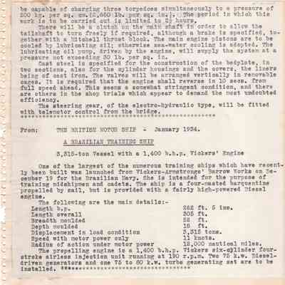 Ship notes 5