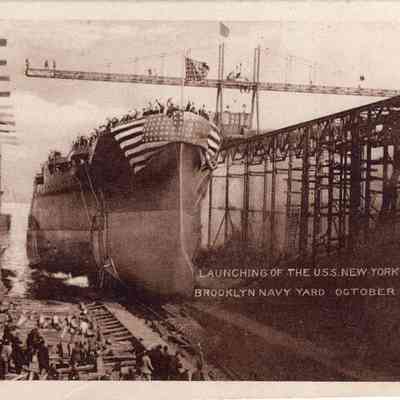 Launching of the U.S.S. New York