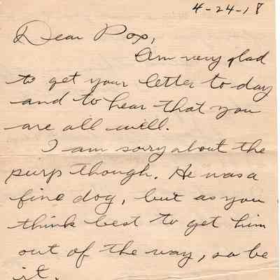 Apr 24, 1918 letter #2