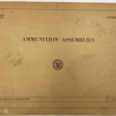 Restricted Ammunition Assemblies Booklet