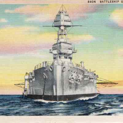 Texas painting postcard