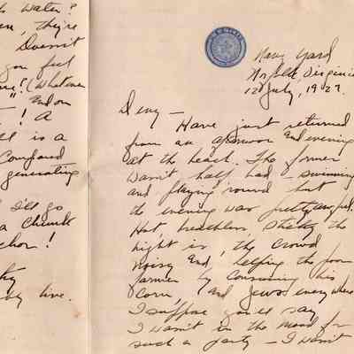 Jul 12, 1927 letter