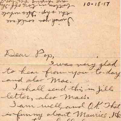 Oct 18, 1917 letter