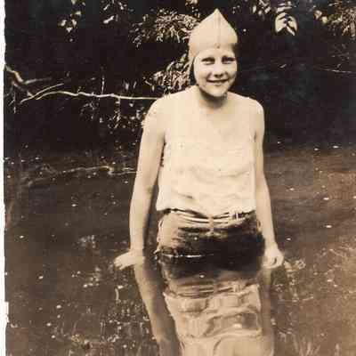 Woman in water
