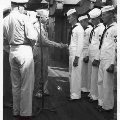 Sailors congratulated